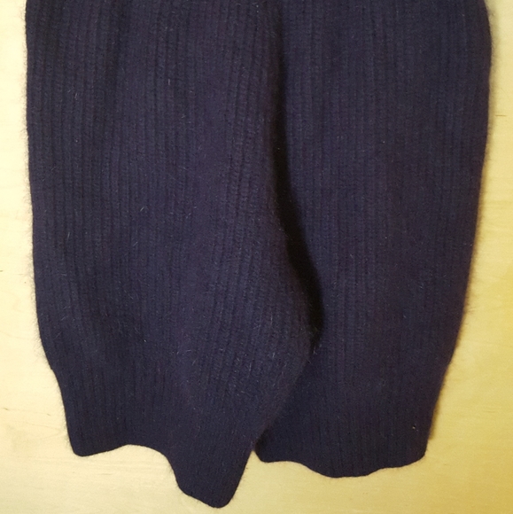 The Style PURPLE Angora Wool Blend Belted Shorts - Picture 16 of 16